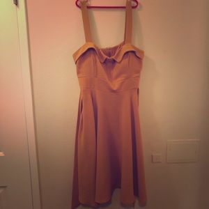 Modcloth Mustard Yellow Dress